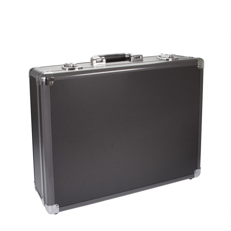 Dörr Aluminium Koffer mit Schaumstoff und Trennwand - Titan 48