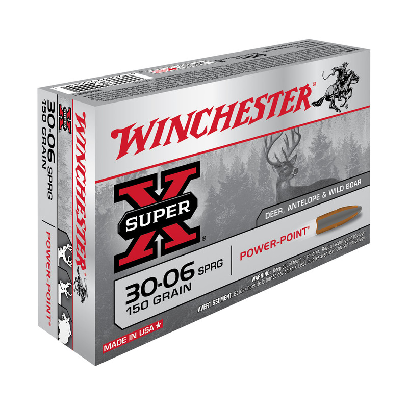 Winchester Bchsenpatronen .30-06 Springf. Power Point 150gr 9,7g